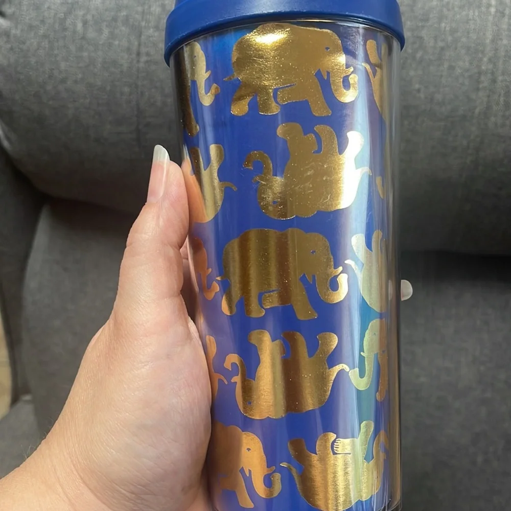 Lilly Pulitzer Tusk in Sun Navy Thermal Mug